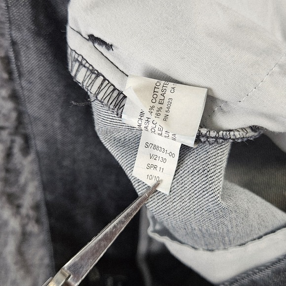 GAP Womens Size 8 29 Charcoal Grey‎ Curvy Fit Flare Pants Casual Trouser Jeans - Picture 6 of 10